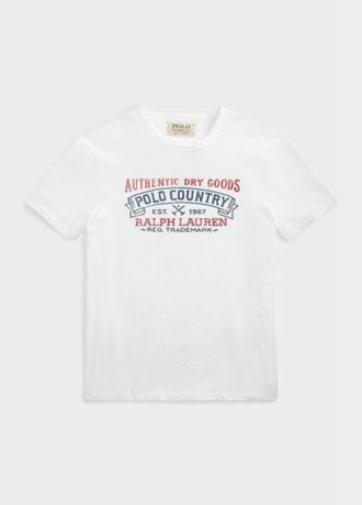 Białe męskie koszulki polo Ralph Lauren Custom Slim Fit Country