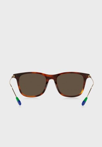 Brązowe męskie okulary przeciwsłoneczne Ralph Lauren 0Ph4179U Aviator