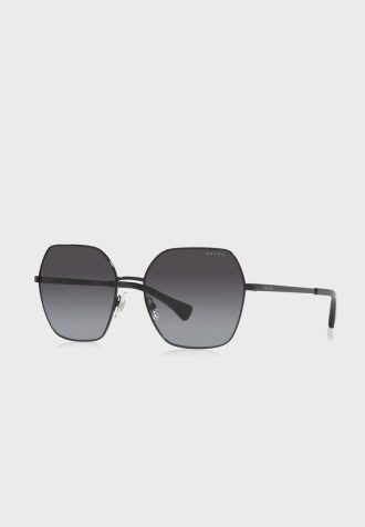 Czarne damskie okulary przeciwsłoneczne Ralph Lauren 0Ra4138 Oversize