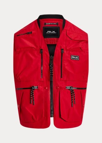 Czerwona męska wodoodporna kamizelka użytkowa Ralph Lauren