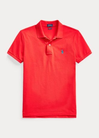 Damskie koszulki polo Ralph Lauren Classic Fit z siateczki Rose
