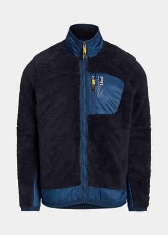 Marynarskie kurtki męskie z polaru Ralph Lauren Pile
