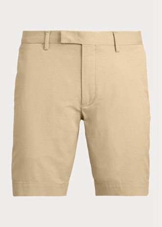 Męskie szorty chino Ralph Lauren Stretch Slim Fit w kolorze khaki