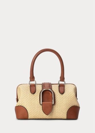 Naturalna damska torebka Ralph Lauren Raffia Welington Mini