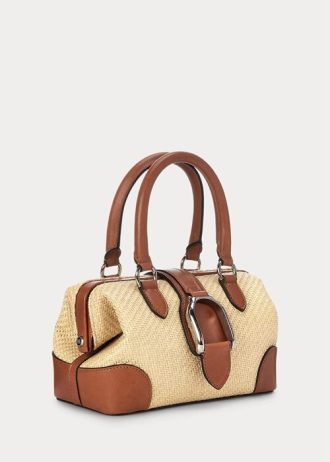 Naturalna damska torebka Ralph Lauren Raffia Welington Mini