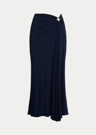 Spódnice damskie Ralph Lauren Margarethe Jersey w kolorze granatowym
