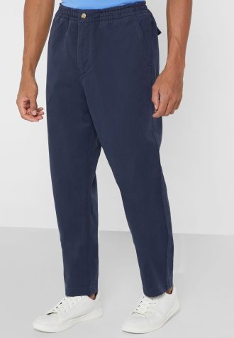 Spodnie dresowe męskie Ralph Lauren Essential w kolorze granatowym