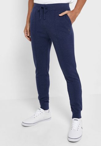 Spodnie dresowe męskie Ralph Lauren Essential w kolorze granatowym