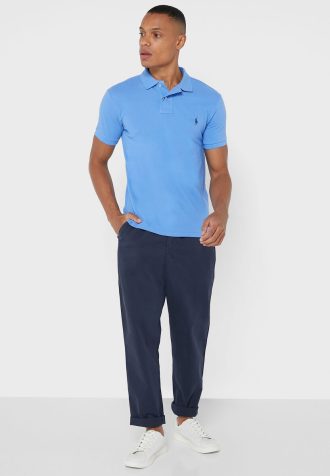 Spodnie dresowe męskie Ralph Lauren Essential w kolorze granatowym