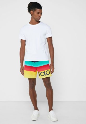 Wielokolorowe męskie szorty Ralph Lauren Color Block