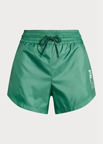 Zielone damskie szorty Ralph Lauren Ripstop ze ściągaczem